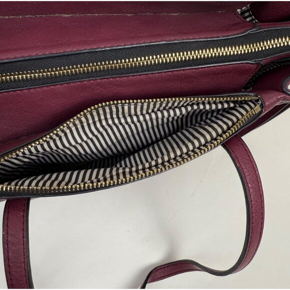 Urban Expressions Large Classic Work Tote/Shoulder Bag Maroon Women’s - Picture 9 of 10